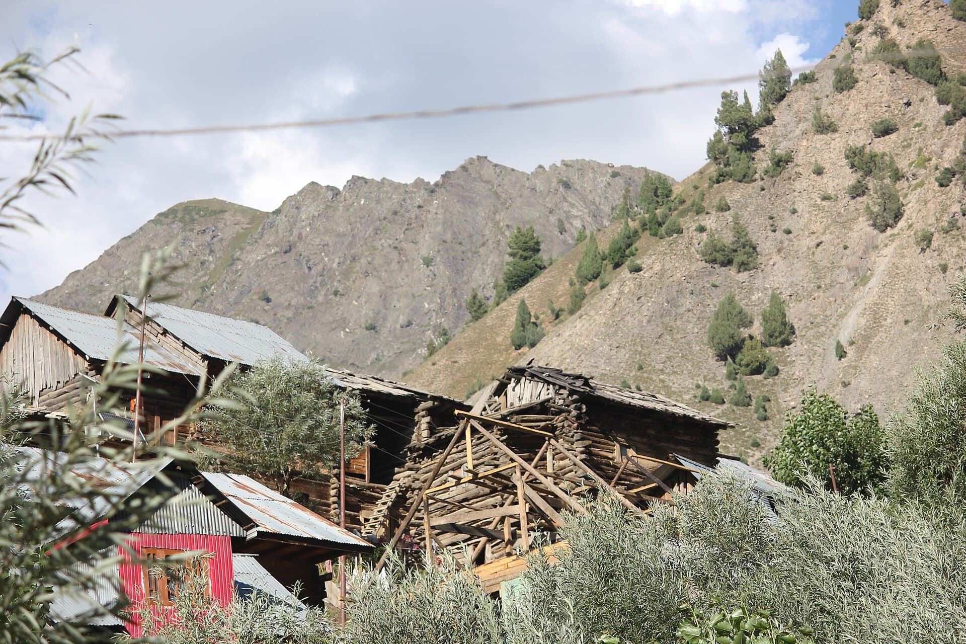 Mountain village in the Gurez Valley